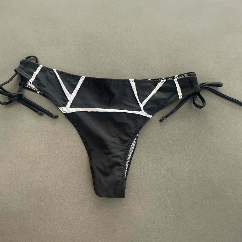 Black and White Bikini Bottom